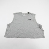 Nike Sleeveless Shirt Women's Gray New without Tags M TOPS-166244