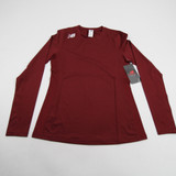New Balance Compression Top Women's Maroon New with Tags S TOPS-166280