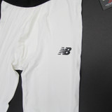 New Balance Compression Pants Men's White New with Tags Multiple Sizes PNTS-034439