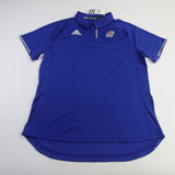 Kansas Jayhawks adidas Climacool Polo Women's Blue New with Tags L TOPS-166313