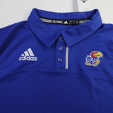 Kansas Jayhawks adidas Climacool Polo Women's Blue New with Tags L TOPS-166313