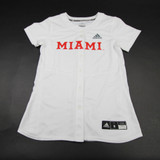 Miami RedHawks adidas Game Jersey - Softball Women's White Used Multiple Sizes JRSY-010275