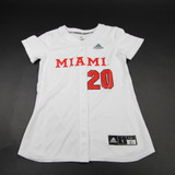 Miami RedHawks adidas Game Jersey - Softball Women's White Used S JRSY-010276