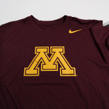 Minnesota Golden Gophers Nike Dri-Fit Short Sleeve Shirt Men's Maroon New S-TOPS-166399
