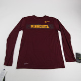 Minnesota Golden Gophers Nike Dri-Fit Long Sleeve Shirt Men's New with Tags S TOPS-166410