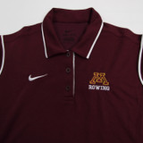 Minnesota Golden Gophers Nike Dri-Fit Polo Women's Maroon New with Tags M TOPS-166413