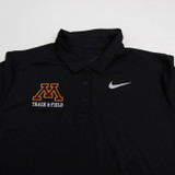 Minnesota Golden Gophers Nike Dri-Fit Polo Women's Black New with Tags L TOPS-166419