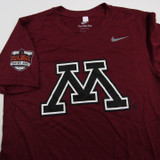 Minnesota Golden Gophers Nike Dri-Fit Short Sleeve Shirt Men's Maroon Used S-TOPS-166483