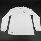 Eastern Washington Eagles adidas Climalite Long Sleeve Shirt Men's White Used S TOPS-166543