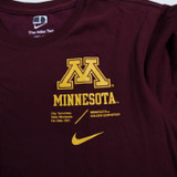 Minnesota Golden Gophers Nike Dri-Fit Short Sleeve Shirt Men's Maroon Used S TOPS-166633