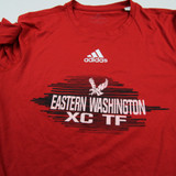 Eastern Washington Eagles adidas Creator Long Sleeve Shirt Women's Red Used S TOPS-166658