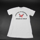 Eastern Washington Eagles adidas Short Sleeve Shirt Women's White Used XS-TOPS-166789