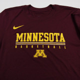 Minnesota Golden Gophers Nike Dri-Fit Short Sleeve Shirt Men's Maroon Used S-TOPS-166895