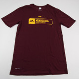 Minnesota Golden Gophers Nike Dri-Fit Short Sleeve Shirt Men's Maroon Used M TOPS-166898