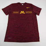 Minnesota Golden Gophers Nike Dri-Fit Short Sleeve Shirt Men's Maroon Used S TOPS-166905