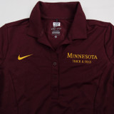 Minnesota Golden Gophers Nike Dri-Fit Polo Women's Maroon Used S TOPS-166932