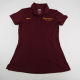 Minnesota Golden Gophers Nike Dri-Fit Polo Women's Maroon Used S TOPS-166932