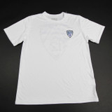 Port & Company Short Sleeve Shirt Youth White Used M TOPS-166952