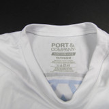 Port & Company Short Sleeve Shirt Youth White Used M TOPS-166952