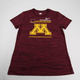 Minnesota Golden Gophers Nike Dri-Fit Short Sleeve Shirt Women's Maroon Used M TOPS-167080