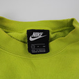 Nike Sweatshirt Women's Yellow Green Used S TOPS-167113