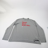 Chicago Bulls Nike NBA Authentics Long Sleeve Shirt Men's Gray Used XLT TOPS-163614