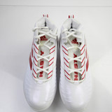 adidas Nasty Football Cleat Men's White Used 12 CLEA-015396