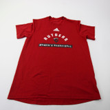 Rutgers Scarlet Knights adidas Short Sleeve Shirt Men's New without Tags M TOPS-164203