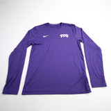 TCU Horned Frogs Nike Dri-Fit Long Sleeve Shirt Men's Multiple Sizes TOPS-163540