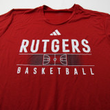Rutgers Scarlet Knights adidas Short Sleeve Shirt Men's Red New 4XL-TOPS-164219