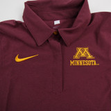 Minnesota Golden Gophers Nike Polo Women's Maroon Used XS TOPS-167368