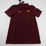 Minnesota Golden Gophers Nike OnField Polo Women's Maroon New with Tags XS TOPS-167369
