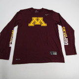 Minnesota Golden Gophers Nike Nike Tee Long Sleeve Shirt Men's Maroon Used M TOPS-167395