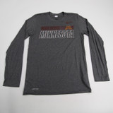 Minnesota Golden Gophers Nike Nike Tee Long Sleeve Shirt Men's Dark Gray Used S TOPS-167446