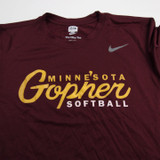 Minnesota Golden Gophers Nike Dri-Fit Short Sleeve Shirt Men's Maroon Used S-TOPS-167463