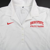 Ohio State Buckeyes Nike Dri-Fit Polo Women's White Used L TOPS-167471