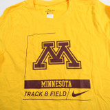 Minnesota Golden Gophers Nike Nike Tee Short Sleeve Shirt Women's Gold Used S TOPS-167494