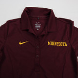 Minnesota Golden Gophers Nike Dri-Fit Polo Women's Maroon Used S TOPS-167518