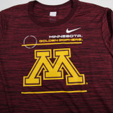 Minnesota Golden Gophers Nike Dri-Fit Short Sleeve Shirt Men's Multiple Sizes TOPS-167552