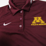 Minnesota Golden Gophers Nike Dri-Fit Polo Women's Maroon Used S TOPS-167576