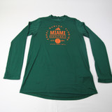 Miami Hurricanes adidas Long Sleeve Shirt Men's New without Tags MT TOPS-167591