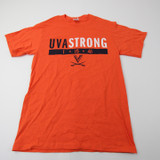 Virginia Cavaliers Port & Company Short Sleeve Shirt Men's Orange Used S-TOPS-167634