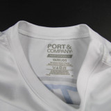 Port & Company Short Sleeve Shirt Youth White Used Multiple Sizes TOPS-167695