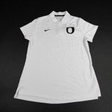 Oregon Ducks Nike Dri-Fit Polo Women's White Used L TOPS-167700