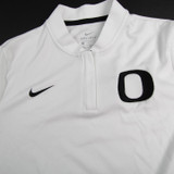Oregon Ducks Nike Dri-Fit Polo Women's White Used L TOPS-167700