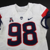 UConn Huskies Nike Game Jersey - Football Men's White Used Multiple Sizes JRSY-010322