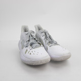 Under Armour HOVR Basketball Shoe Men's White/Light Gray Used 11.5-SHOE-020799