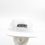 RESID3NCY Snap-Back Hat Unisex White New with Tags OSFM-HATS-015379