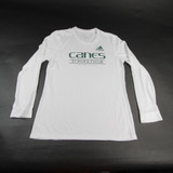 Miami Hurricanes adidas Aeroready Long Sleeve Shirt Women's Multiple Sizes TOPS-167895