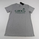 Miami Hurricanes adidas Aeroready Short Sleeve Shirt Women's Multiple Sizes TOPS-167911